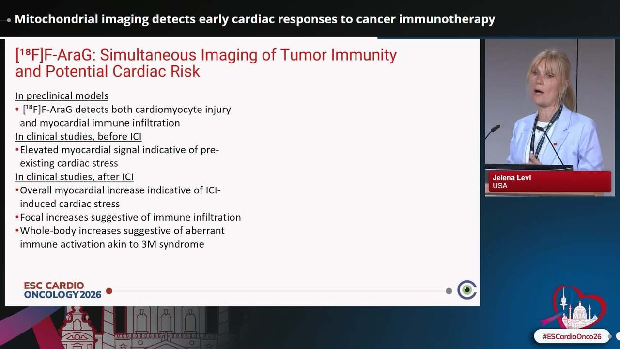 Mitochondrial imaging detects early cardiac responses to cancer immunotherapy