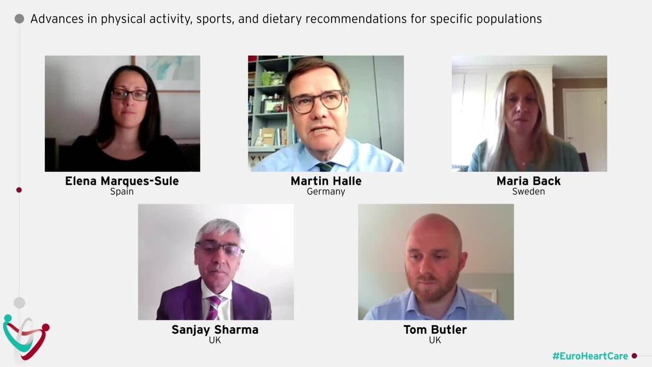 Advances in physical activity, sports, and dietary recommendations for specific populations - panel discussion.