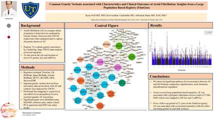 Common genetic variants associated with characteristics and clinical outcomes of atrial fibrillation: from a large population based registry (FinnGen)