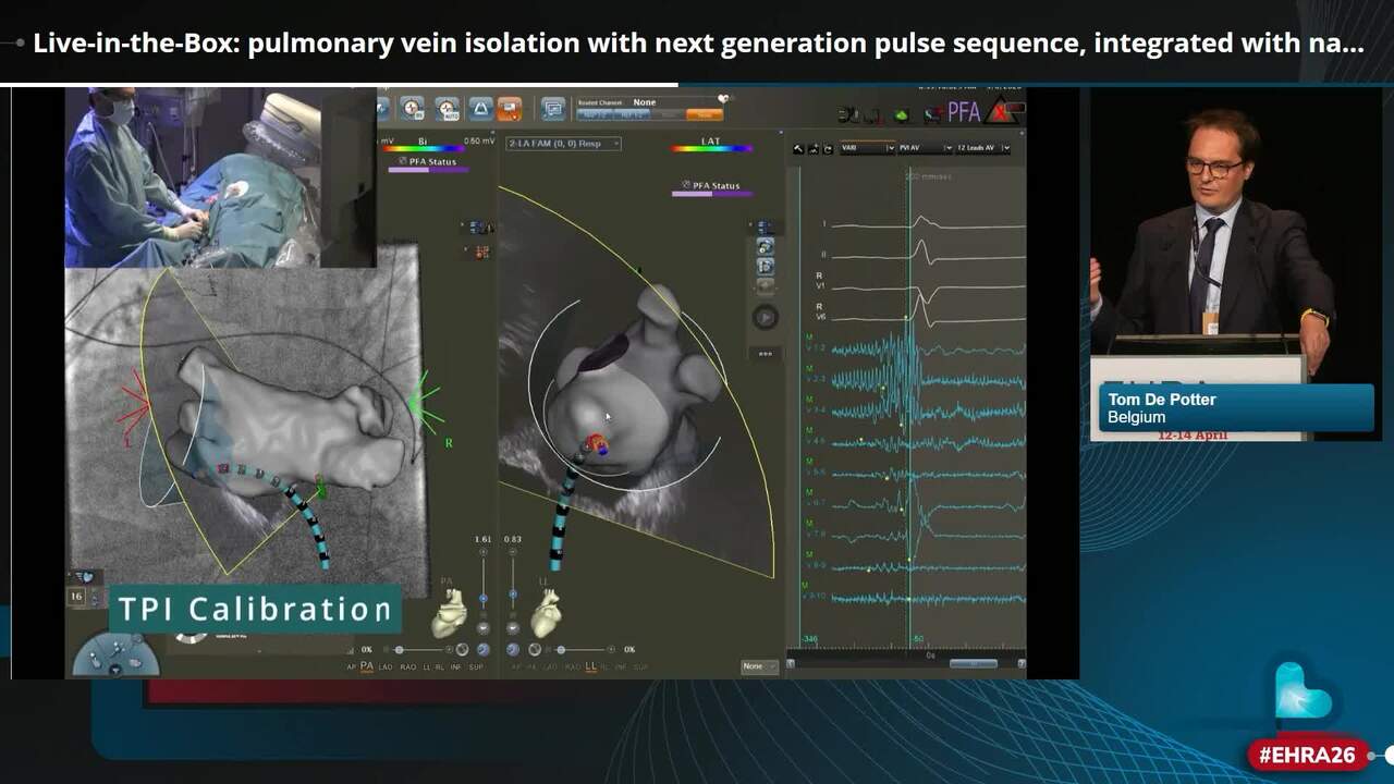 Live-in-the-Box: pulmonary vein isolation with next generation pulse sequence, integrated with navigation system