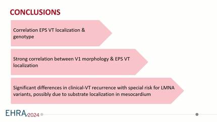 Unraveling the links between genetics and electrophysiological phenotype of sustained monomorphic ventricular tachycardias in left and biventricular arrhythmogenic cardiomyopathy