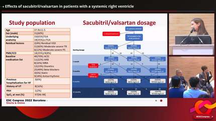 Effects of sacubitril/valsartan in patients with a systemic right ventricle