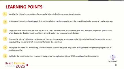Myocardial damage in Duchenne muscular dystrophy
