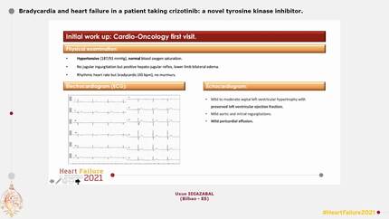 Bradycardia and heart failure in a patient taking crizotinib: a novel tyrosine kinase inhibitor.