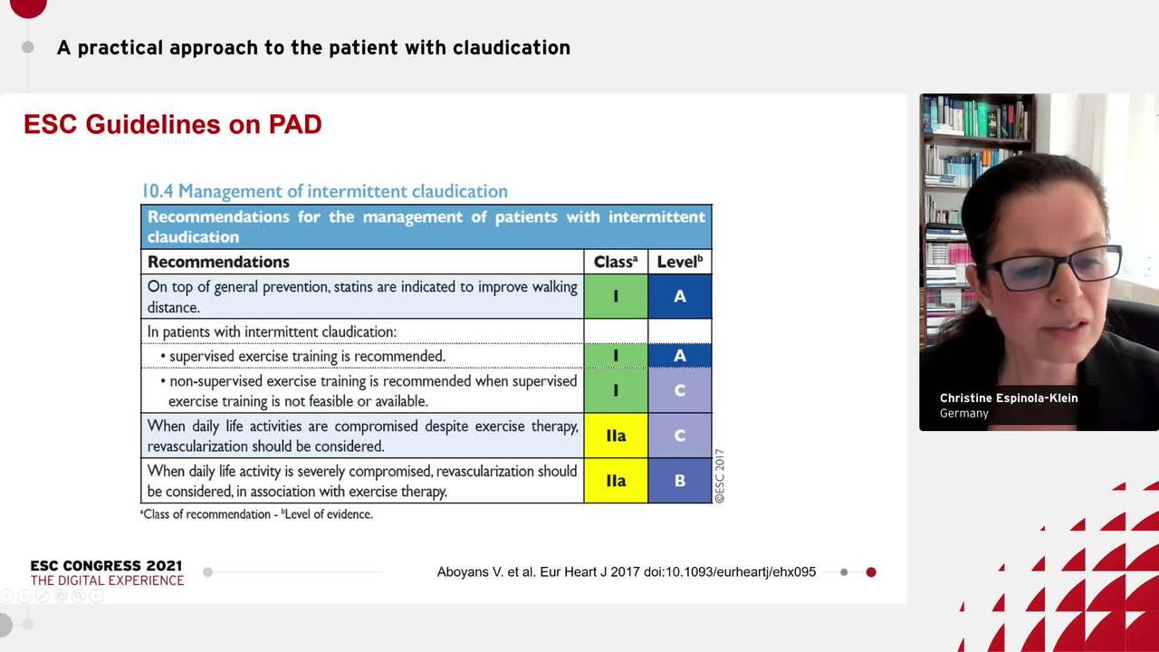 A practical approach to the patient with claudication: how I did treat.
