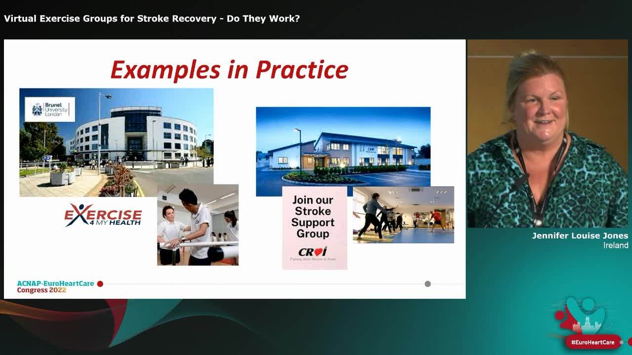 Virtual Exercise Groups for Stroke Recovery - Do They Work?