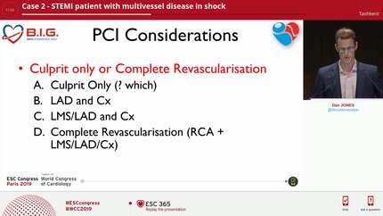 Case 2 - STEMI patient with multivessel disease in shock 