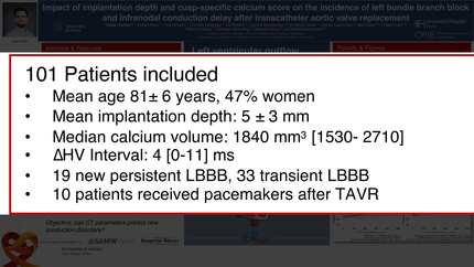Impact of implantation depth and cusp-specific calcium score on the incidence of left bundle branch block and infranodal conduction delay after transcatheter aortic valve replacement