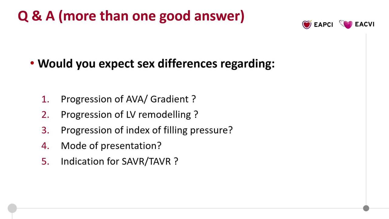 Gender differences in valvular heart disease: focus on aortic stenosis