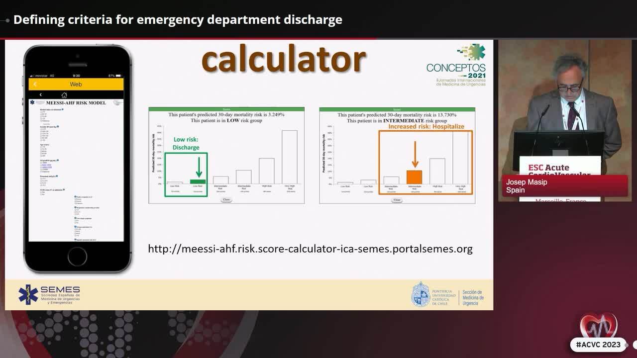 Defining criteria for emergency department discharge