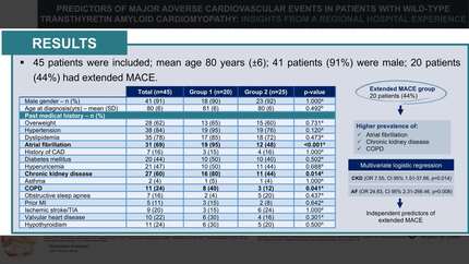 Predictors of major adverse cardiovascular events in patients with wild-type transthyretin amyloid cardiomyopathy: insights from a regional hospital experience