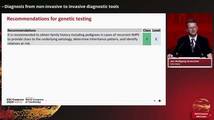 Diagnosis from non-invasive to invasive diagnostic tools