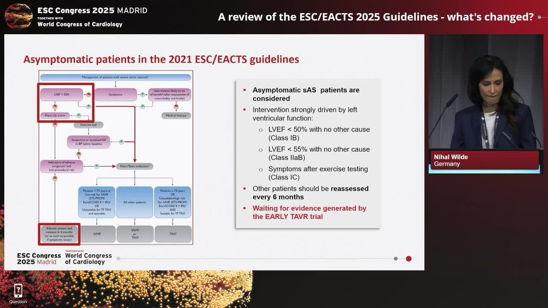 ESC 365 - A review of the ESC/EACTS 2025 Guidelines - what's changed?