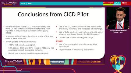 Registry and survey information from Greece: problems and opportunities in improving care for stable coronary artery disease.