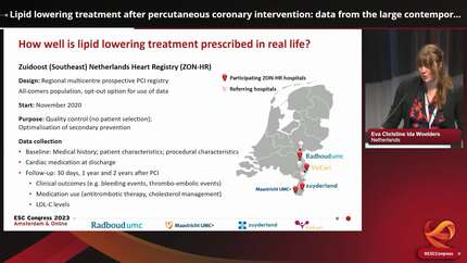 Lipid lowering treatment after percutaneous coronary intervention: data from the large contemporary ZON-HR registry. 