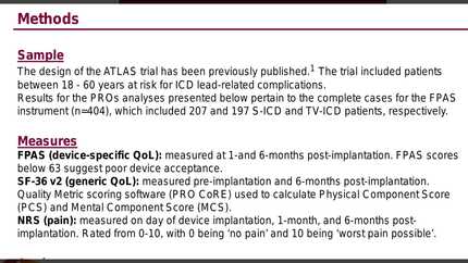 Device specific quality of life in subcutaneous versus transvenous implantable cardioverter defibrillator implantations: results from the ATLAS multi-centre randomized controlled trial