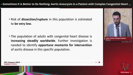 Sometimes It Is Better to Do Nothing: Aortic Aneurysm in a Patient with Complex Congenital Heart Disease