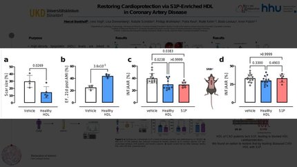 Restoring cardioprotection via S1P-Enriched HDL in coronary artery disease