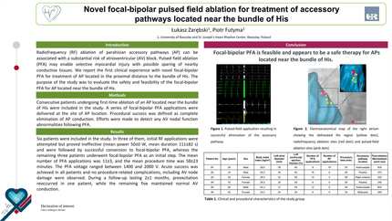 Novel focal-bipolar pulsed field ablation for treatment of accessory pathways located near the bundle of his