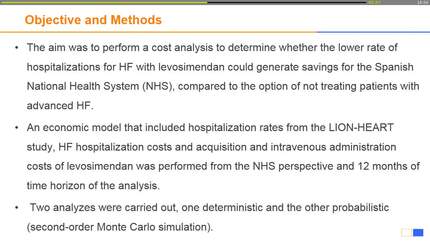 Economic impact of intermittent intravenous outpatient treatment with levosimendan in patients with advanced heart failure