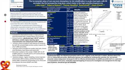 The incremental value of non-necrosis biomarkers to risk stratification in acute chest pain, with MI excluded: the first prospective long term cohort study in the high sensitive troponin era