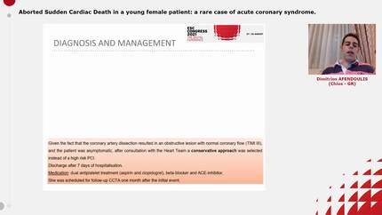 Aborted Sudden Cardiac Death in a young female patient: a rare case of acute coronary syndrome.