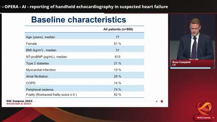 OPERA - AI - reporting of handheld echocardiography in suspected heart failure
