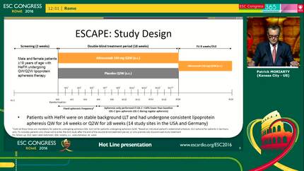 ESCAPE - Effect of alirocumab on the frequency of lipoprotein apheresis: a randomised Phase III trial