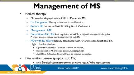 Management of heart failure in rheumatic heart disease.
