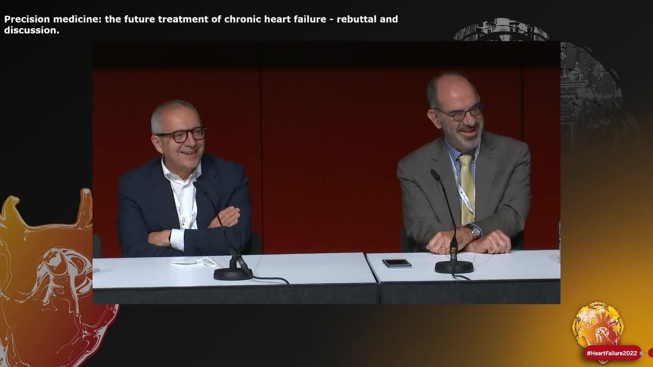 Precision medicine: the future treatment of chronic heart failure - rebuttal and discussion.