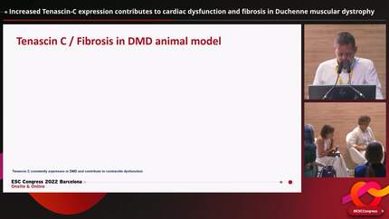 Increased Tenascin-C expression contributes to cardiac dysfunction and fibrosis in Duchenne muscular dystrophy
