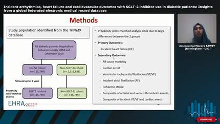 Incident arrhythmias, heart failure and cardiovascular outcomes with SGLT-2 inhibitor use in diabetic patients: Insights from a global federated electronic medical record database