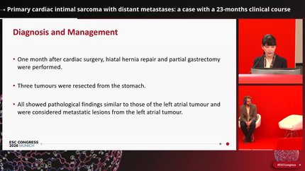 Primary cardiac intimal sarcoma with distant metastases: a case with a 23-months clinical course