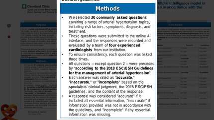 Assessing the accuracy of an online chat-based artificial intelligence model in providing recommendations on arterial hypertension in accordance with the 2018 ESC/ESH guidelines
