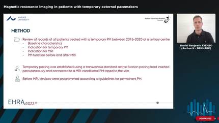 Magnetic resonance imaging in patients with temporary external pacemakers