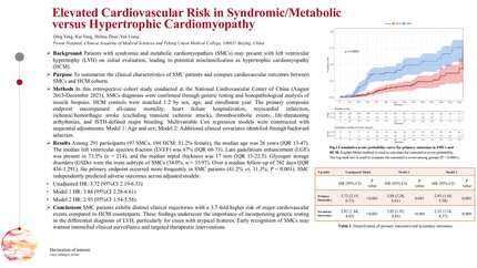 Clinical features of syndromic and metabolic cardiomyopathy compared to hypertrophic cardiomyopathy: an age-sex matched cohort study