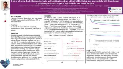 Non-alcoholic fatty liver disease in patients with atrial fibrillation: a report from a global federated health network.