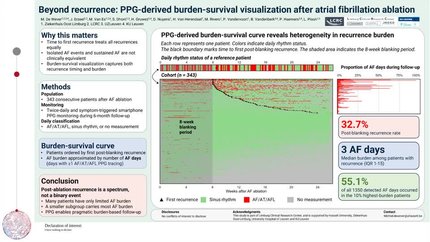 Beyond recurrence: a smartphone PPG-derived burden-survival visualization after atrial fibrillation ablation