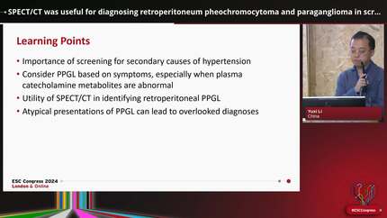 SPECT/CT   was useful for diagnosing retroperitoneum pheochromocytoma and paraganglioma in screening secondary factors of hypertension