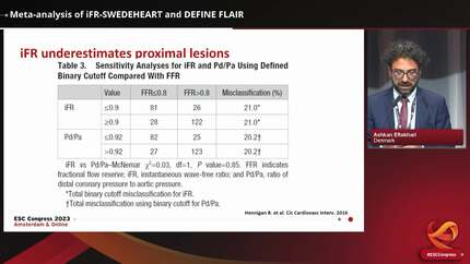 Meta-analysis of iFR-SWEDEHEART and DEFINE FLAIR
