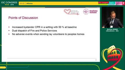 Mobile phone dispatch of laypersons for CPR