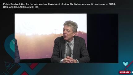 EHRA Studio by ESC TV - Pulsed field ablation for the interventional treatment of atrial fibrillation: a scientific statement of EHRA, HRS, APHRS, LAHRS, and CHRS