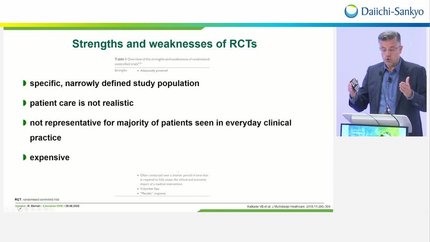 Real-world outcomes in oral anticoagulation: 
from guidelines and clinical trials to registries for routine daily practice.