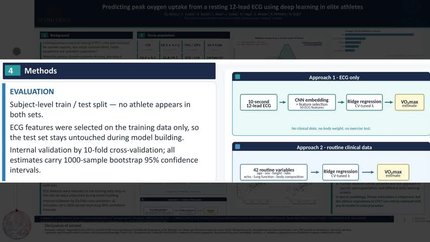 Prediction of peak oxygen uptake from resting 12-lead electrocardiograms using deep learned representations in competitive athletes