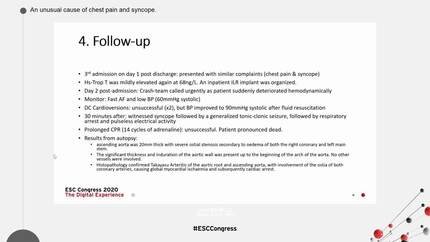 An unusual cause of chest pain and syncope.
