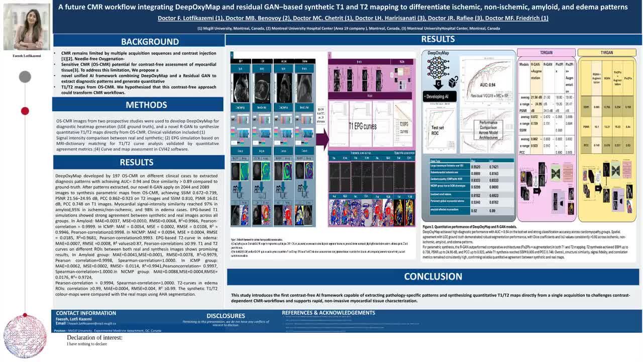 A future cmr workflow integrating DeepOxyMap and residual GAN–based synthetic T1 and T2 mapping to differentiate ischemic, non-ischemic, amyloid, and edema patterns