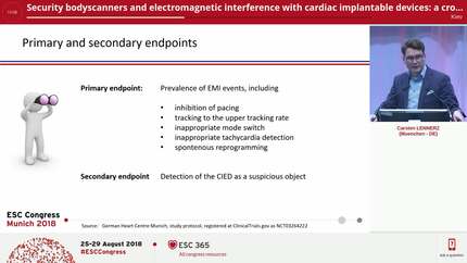 Security bodyscanners and electromagnetic interference with cardiac implantable devices: a cross-sectional study