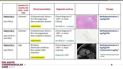 Cardiotoxicity of immune checkpoint inhibitors: challenges in risk stratification, diagnosis, and treatment