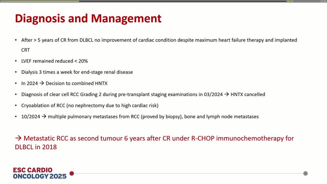 ESC 365 - Ejection fraction as challenge in cardio-oncology: metastatic ...