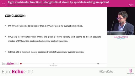 Right ventricular function: is longitudinal strain by speckle-tracking an option?